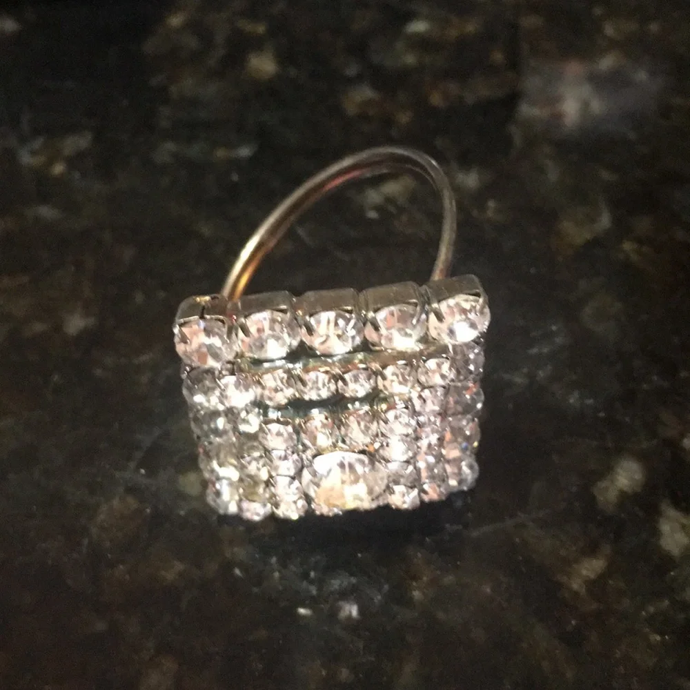 Crystal Napkin Rings Set of 4